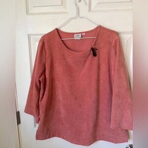 Hot Cotton Women's Coral Top